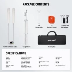 NEEWER BH40C RGB Esthetician Light Kit -Photography Equipment 9 d924222e 8e9d 427b 8e4d b171e7570f07
