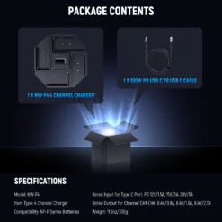 NEEWER NW-F4 100W 4 Channel Fast Charger For NP-F550 NP-F750 NP-F970 Battery 17 NEEWER NW-F4 100W 4 Channel Fast Charger For NP-F550 NP-F750 NP-F970 Battery -Photography Equipment 9 e2c3596f efe4 4dbf 8d71 898f528d2f9f