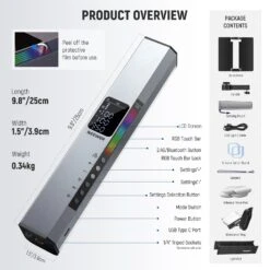 NEEWER RGB1 LED Tube Light Stick With Metal Barndoor Handle 17 NEEWER RGB1 LED Tube Light Stick With Metal Barndoor Handle -Photography Equipment 9 e2e6caaf 3f3c 454e 95af 6e764a7cf6f3