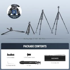 NEEWER LT07 61" Aluminum Travel Tripod -Photography Equipment 9 e7970d5a ce27 43ca a3d5 96c4b07a7906