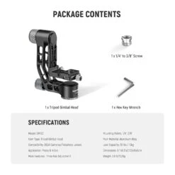 NEEWER GM102 Tripod Gimbal Head 17 NEEWER GM102 Tripod Gimbal Head -Photography Equipment 9 e8dfd682 eb0f 43d9 ac93 12e751960a6a