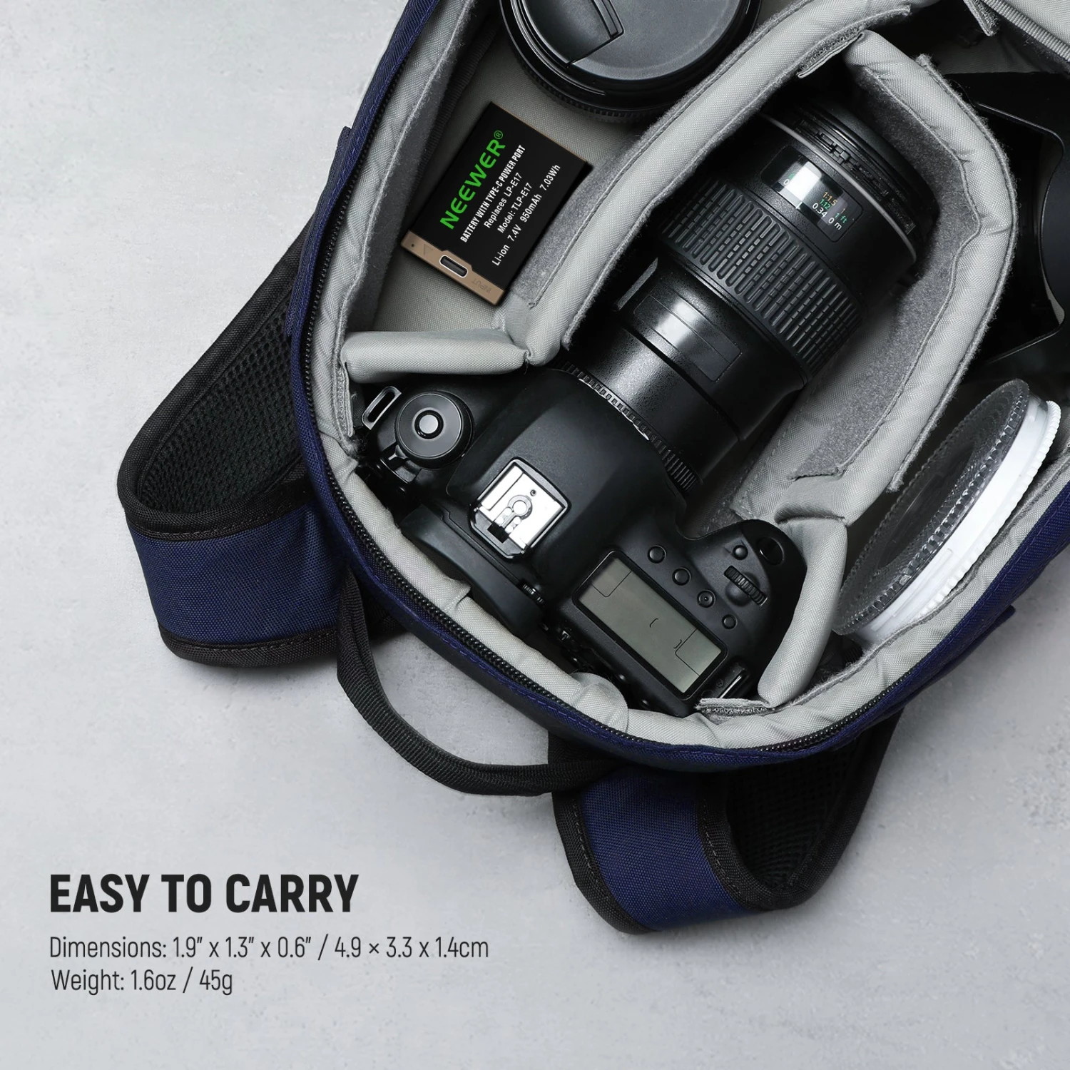 NEEWER 950mAh LP-E17 Canon Replacement Camera Battery 9 NEEWER 950mAh LP-E17 Canon Replacement Camera Battery - Image 9