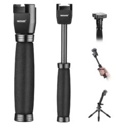 NEEWER Telescoping Interview Mic Handle For Wireless Go
