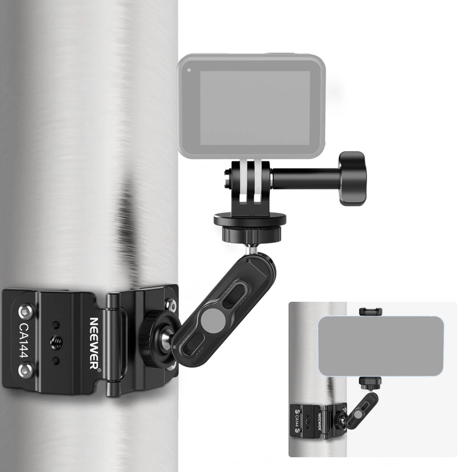 NEEWER CA144 Magnetic Fence Mount For Action Camera 1 NEEWER CA144 Magnetic Fence Mount For Action Camera