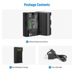 NEEWER LP-E6NH R6 II Replacement Li-Ion Battery Set For Canon 17 NEEWER LP-E6NH R6 II Replacement Li-Ion Battery Set For Canon -Photography Equipment LP E6NH Replacement