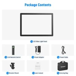 NEEWER NL288A Bi-Color LED Panel Light Kit -Photography Equipment NL288A