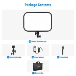 NEEWER RGB168 18.3 Inch LED Panel Video Light -Photography Equipment RGB 168